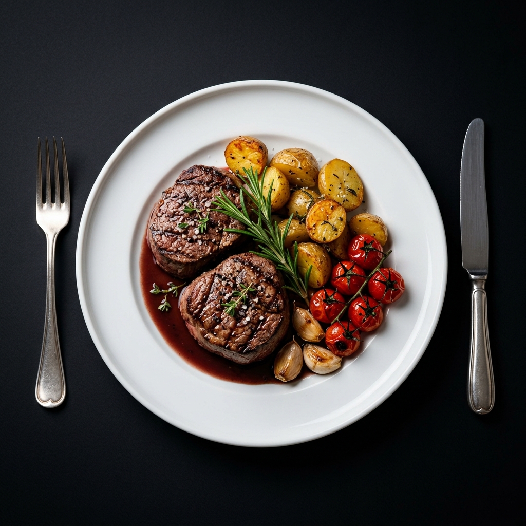 Fine Dining Steak Platter